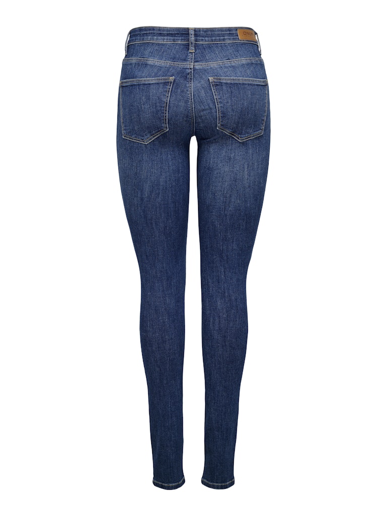 Ann Mid Waist Skinny Denim Jeans-Back view