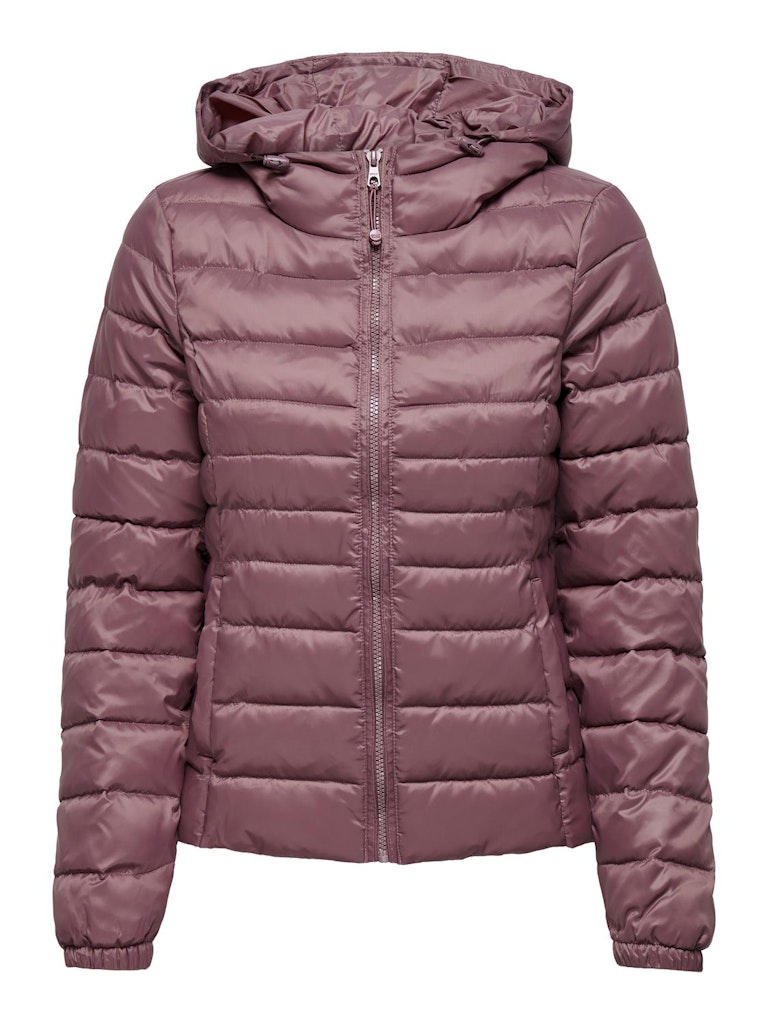 Ladies Tahoe Hood Jacket-Rose Brown-Ghost Front View