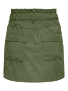 ONLY Ova Aris Life High Waist Cargo Skirt-Four Leaf Clover Four Leaf Clover back view