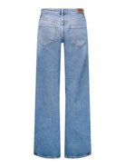 ONLY Juicy Low Waist Wide Leg Denim Jeans Light Blue Denim alternate view
