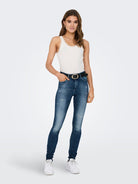 ONLY Sharai Lace Tank Top-Cloud Dancer Cloud Dancer model front view