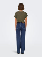 ONLY Juicy Wide Fit Pocket Blue Jeans Blue detail view