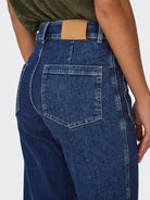ONLY Juicy Wide Fit Pocket Blue Jeans Blue side view
