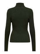 ONLY Karol Long Sleeve Rollneck Pullover Knit-Rosin Rosin flat front view