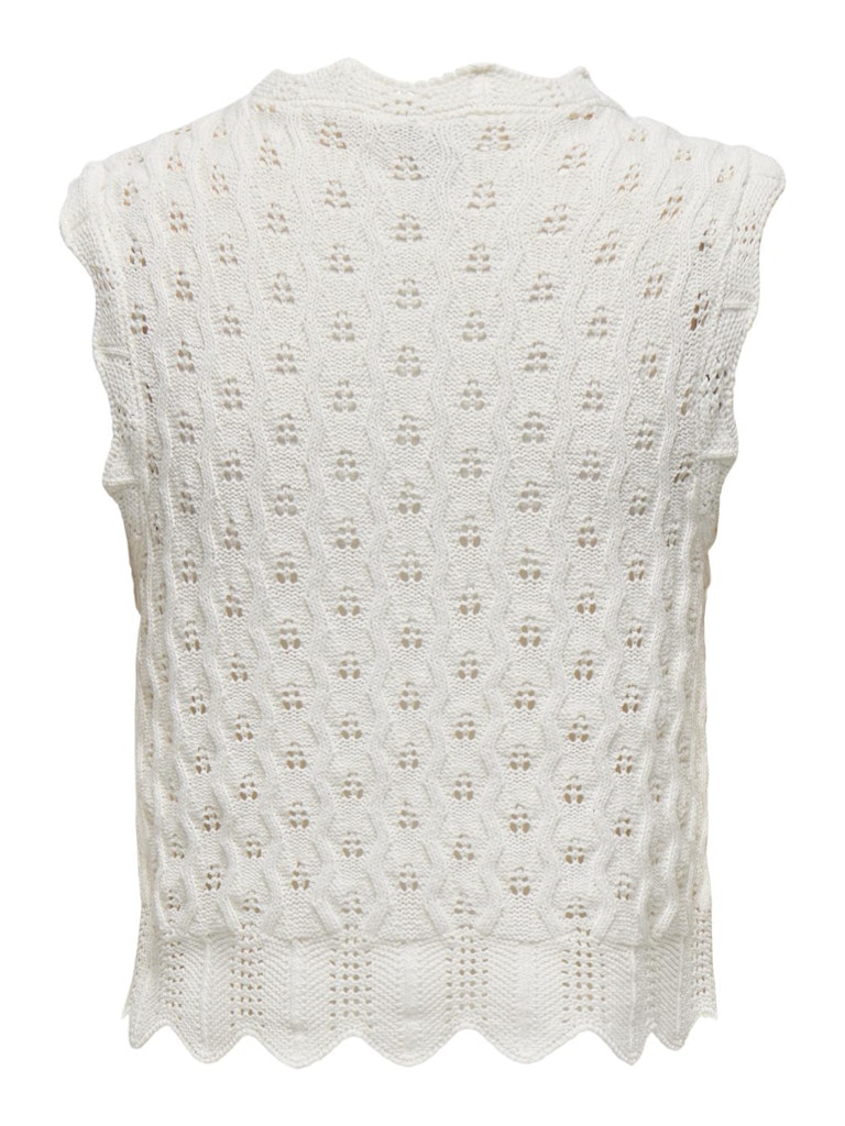 ONLY Luna Life O-Neck Tank Knit Cloud Dancer Top Cloud Dancer alternate view