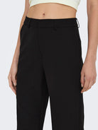 ONLY Berry Life High Waist Wide Trousers Black detail view