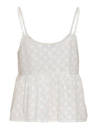 Arabella Tie Cloud Dancer Top-Back view