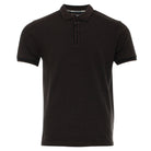 Kenrow Otto Polo in khaki, front view with buttoned placket and ribbed collar