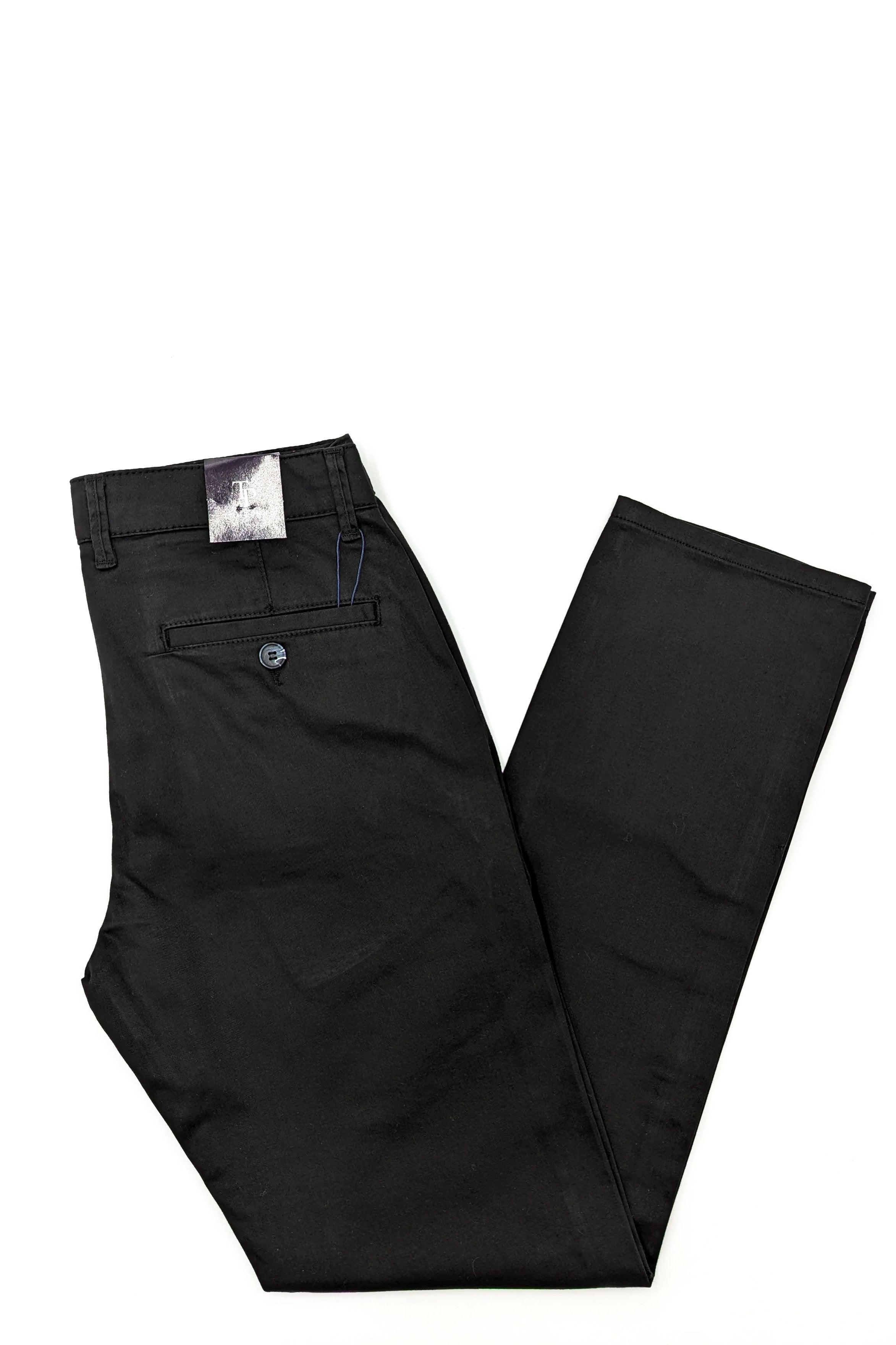 Tom Penn Tapered Fit Black Chino