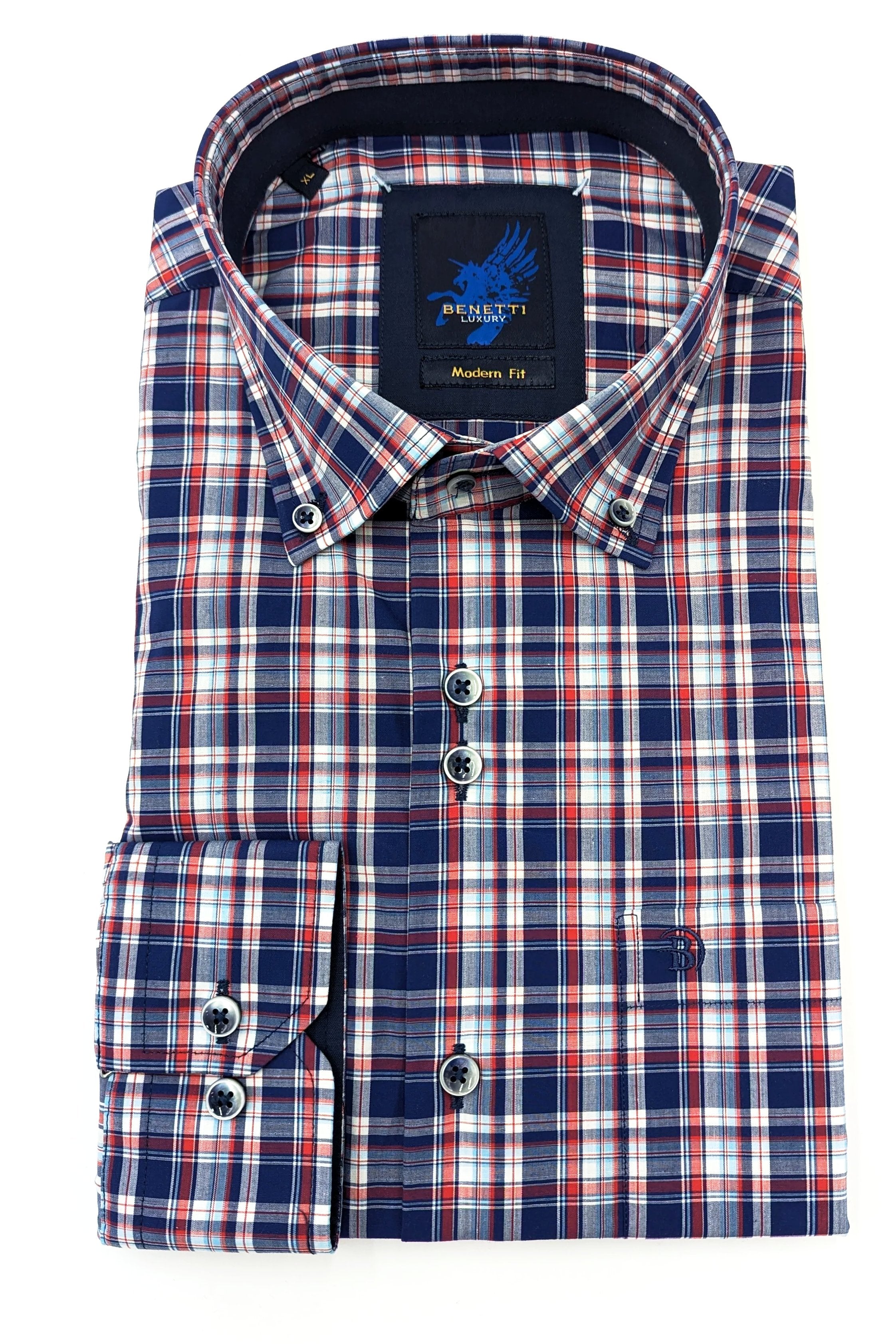 Victor Long Sleeve Wine Shirt