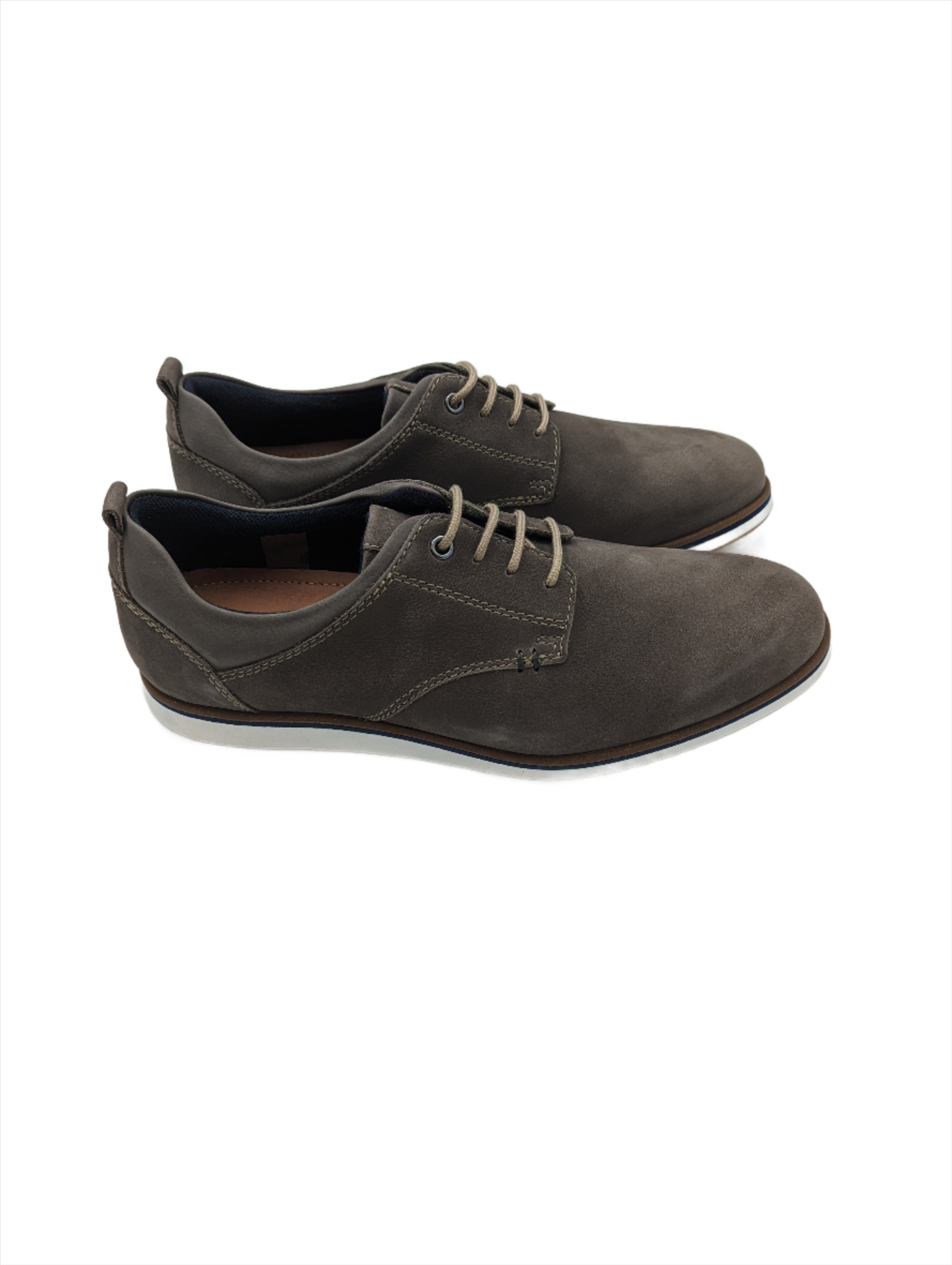 Stafford Pebble lace up shoe-Side view