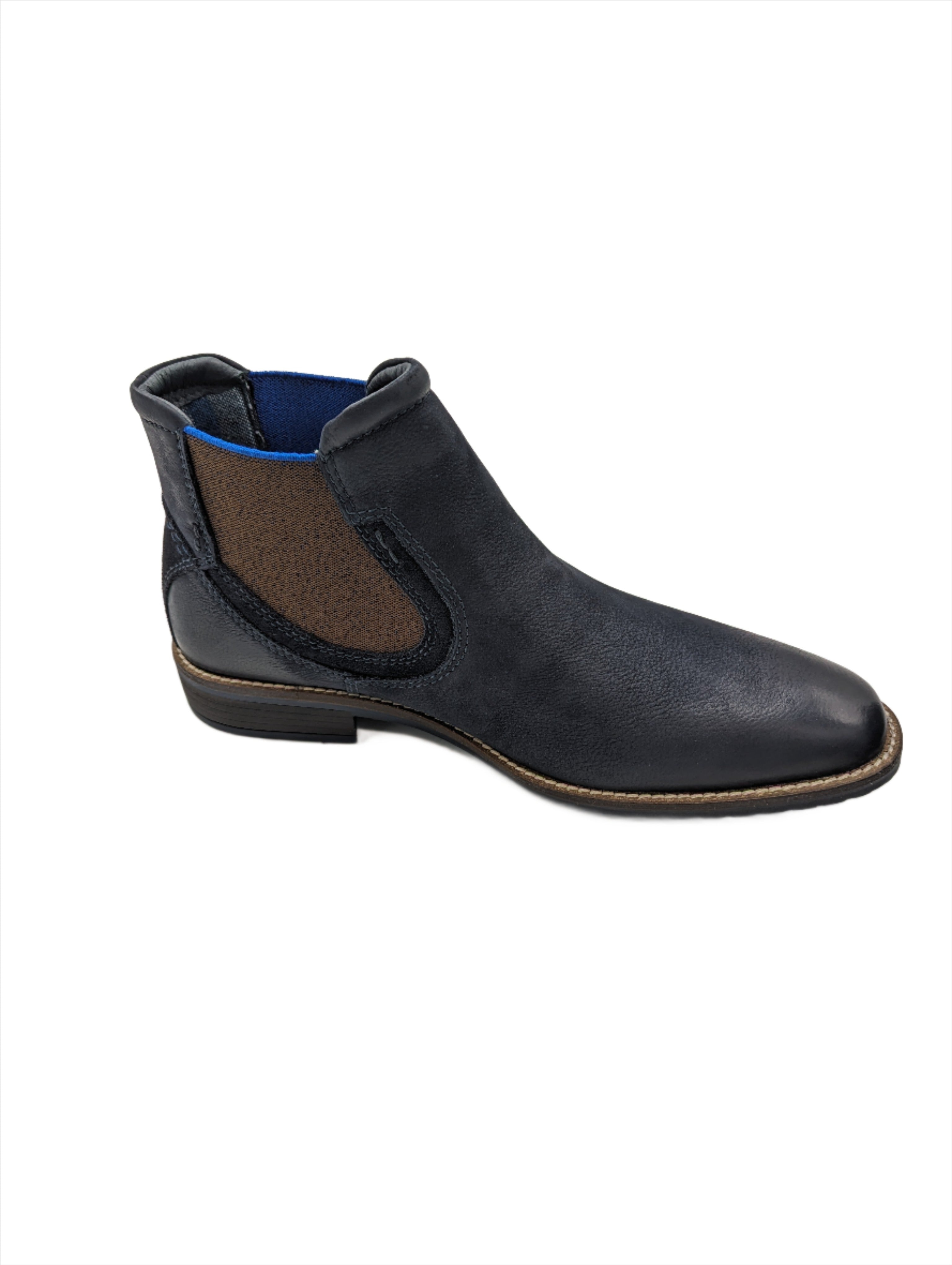 Santos Navy Chelsea Boot-Inside side view