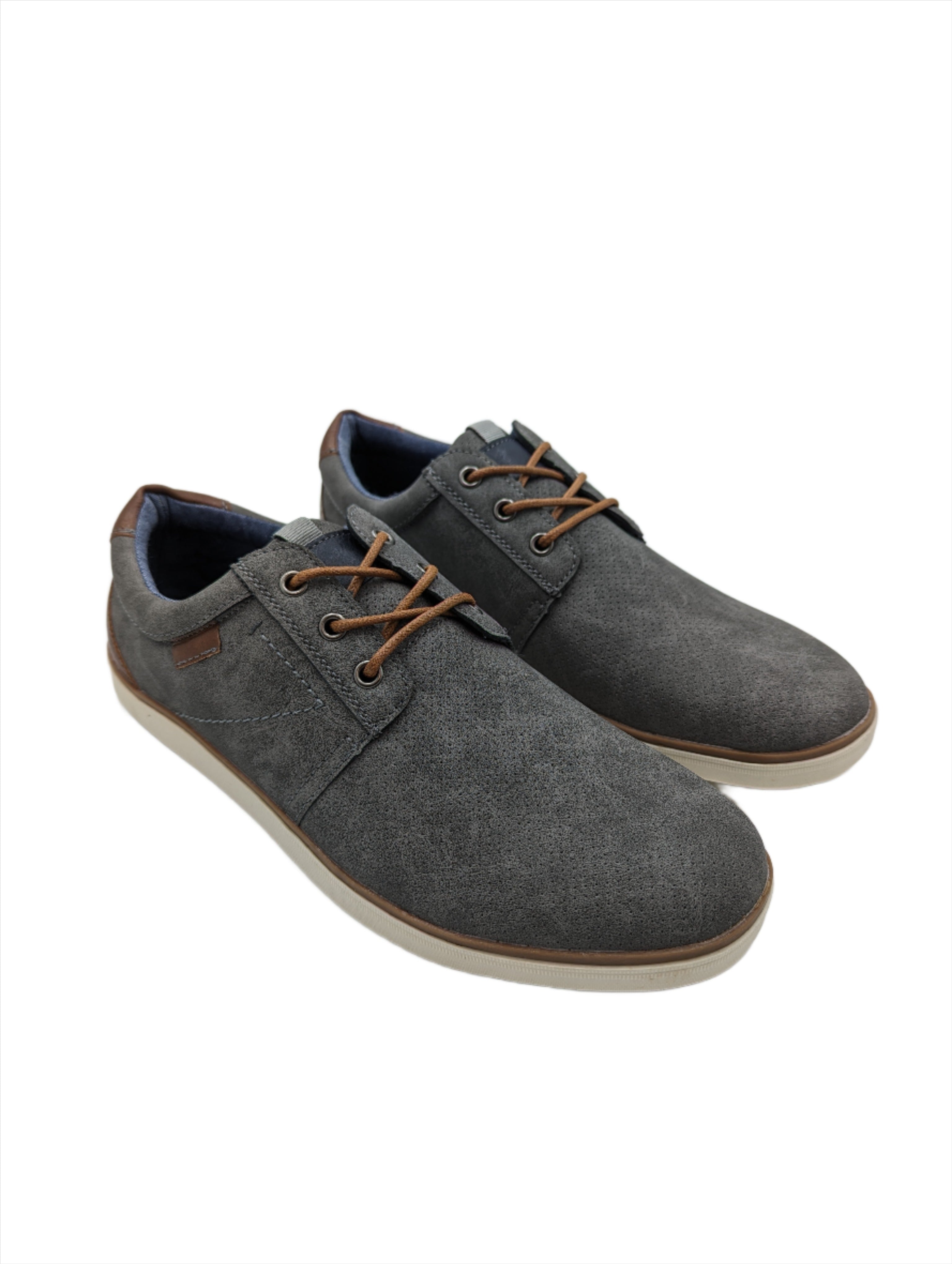 Marcozzi Arno Grey Lace Up Shoe Grey front view