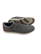 Marcozzi Arno Grey Lace Up Shoe Grey side view