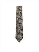 Zazzi Mens Paisley Tie - Brown BROWN front view