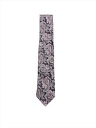 Zazzi Men's Paisley Tie - Blush Blush front view
