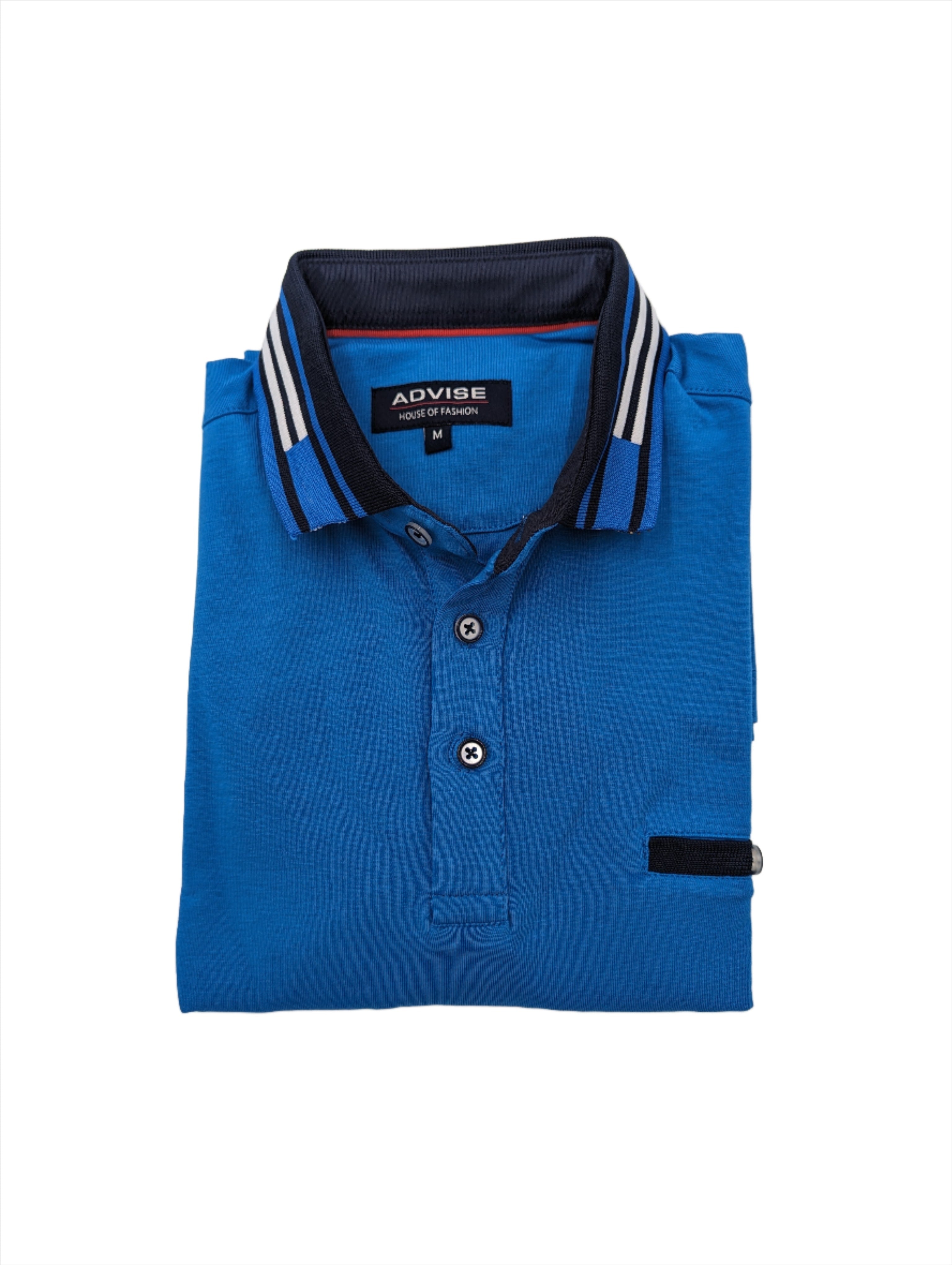Advise Polo Shirt - Cobalt-Front view