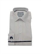 BENETTI Oscar White Slim Fit Shirt WHITE front view