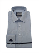 BENETTI Oscar Tapered Fitted Sky Shirt Sky front view