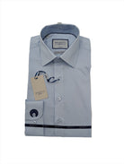 BENETTI Oscar Sky Slim Fit Shirt SKY front view