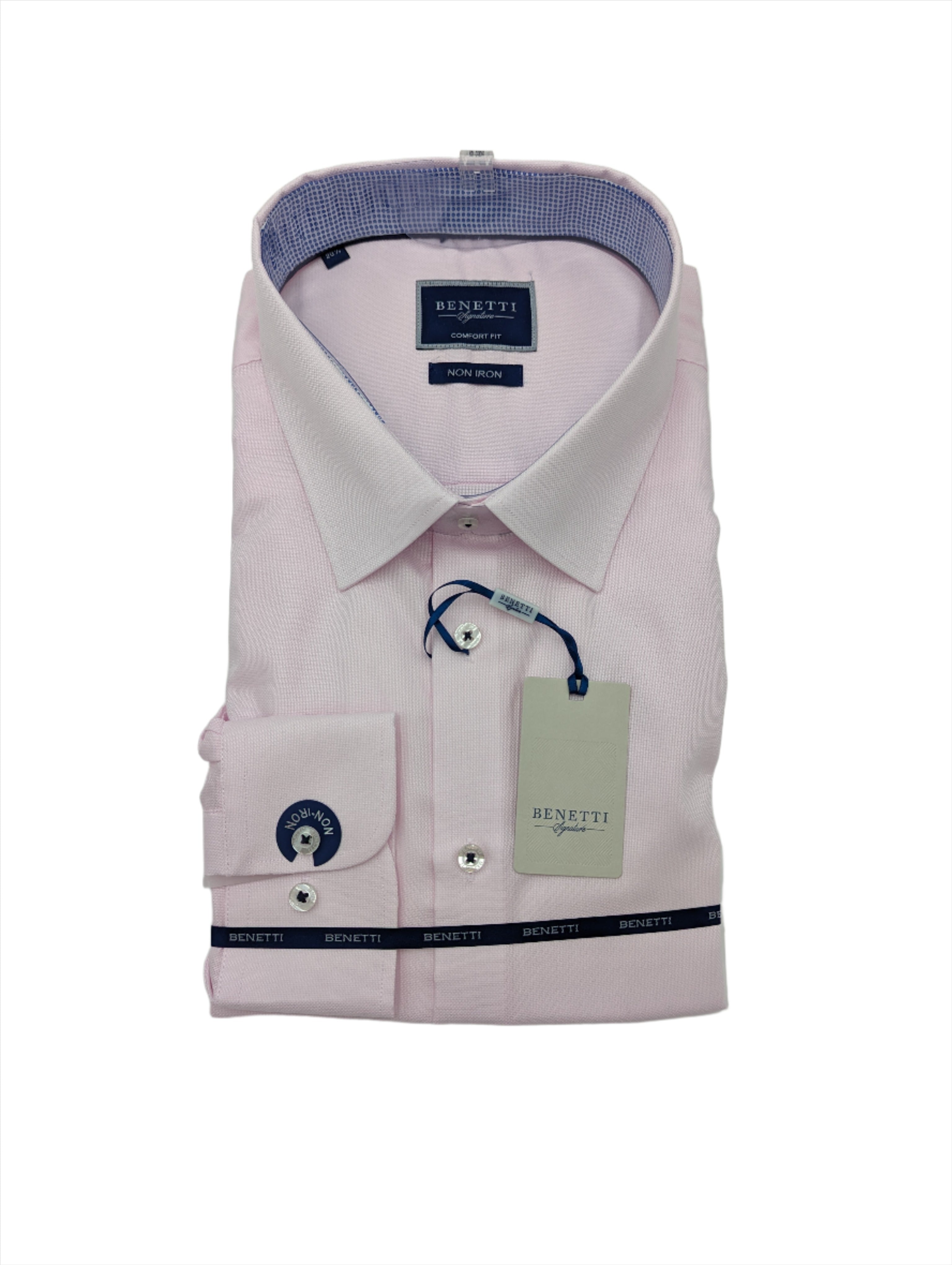 BENETTI Brad Comfort Fit Pink Shirt PINK alternate view