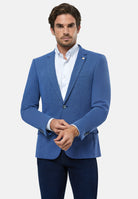 6TH SENSE Peaky Allure Blue Mens Blazer Allure front view