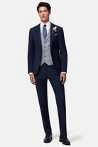 BENETTI Gavin Tapered Grey Waistcoat Grey detail view