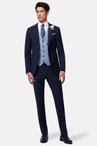 TRAVIS BENETTI Napoli Smoke Waistcoat SMOKE front view
