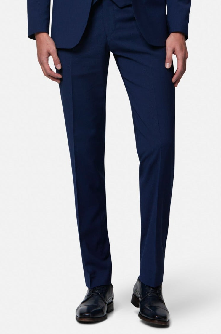 Peter Petrol Tapered Fit Trousers