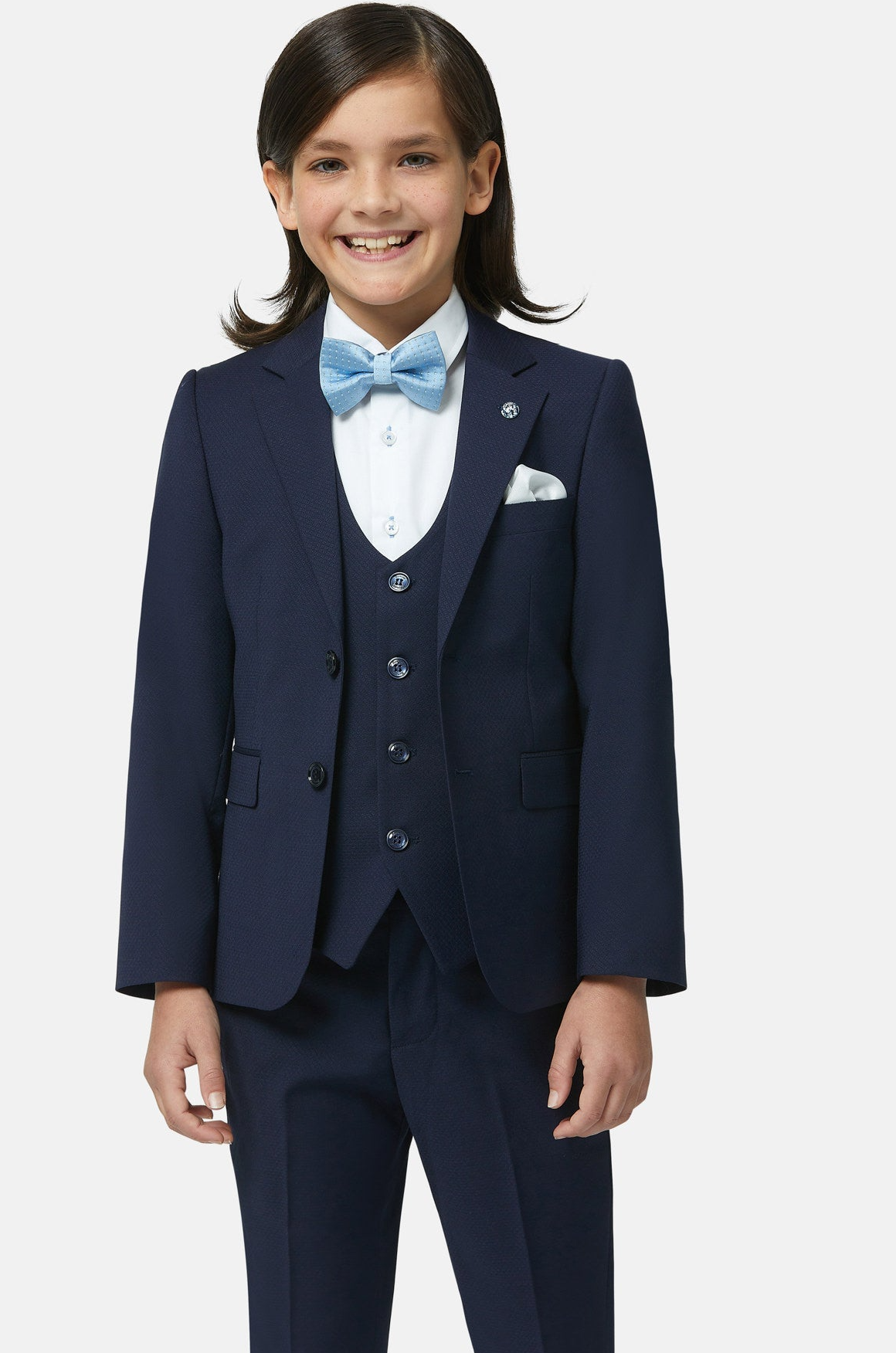 Benetti Boyswear Peter Ink Boys Jacket INK model front view