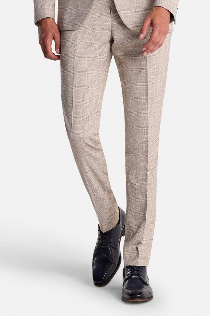 BENETTI Philip Stone Trousers Stone model front view