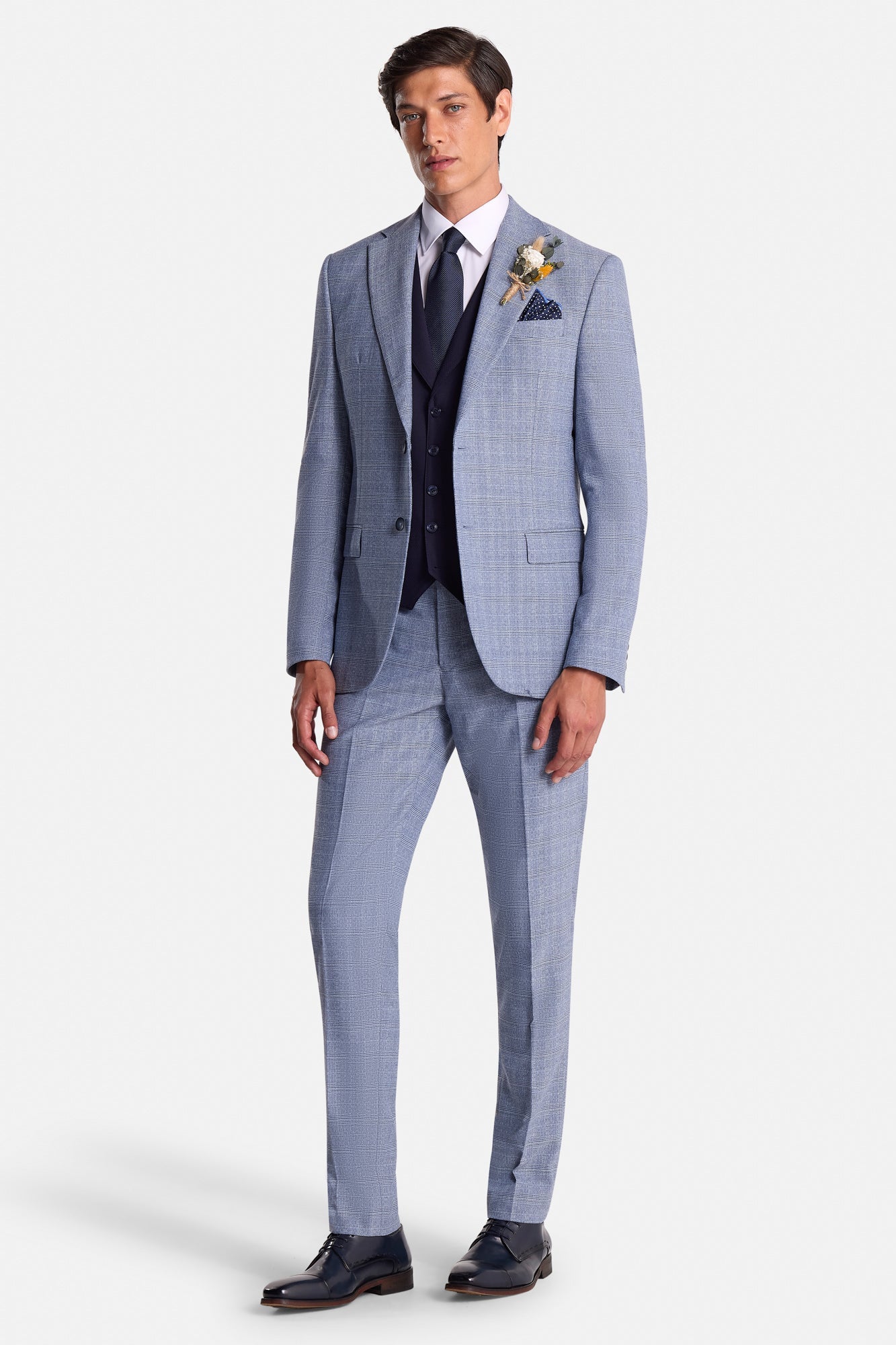 Philip Blue Trousers-Mixed with Philip blue jacket