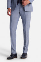 BENETTI Philip Blue Trousers Blue model front view