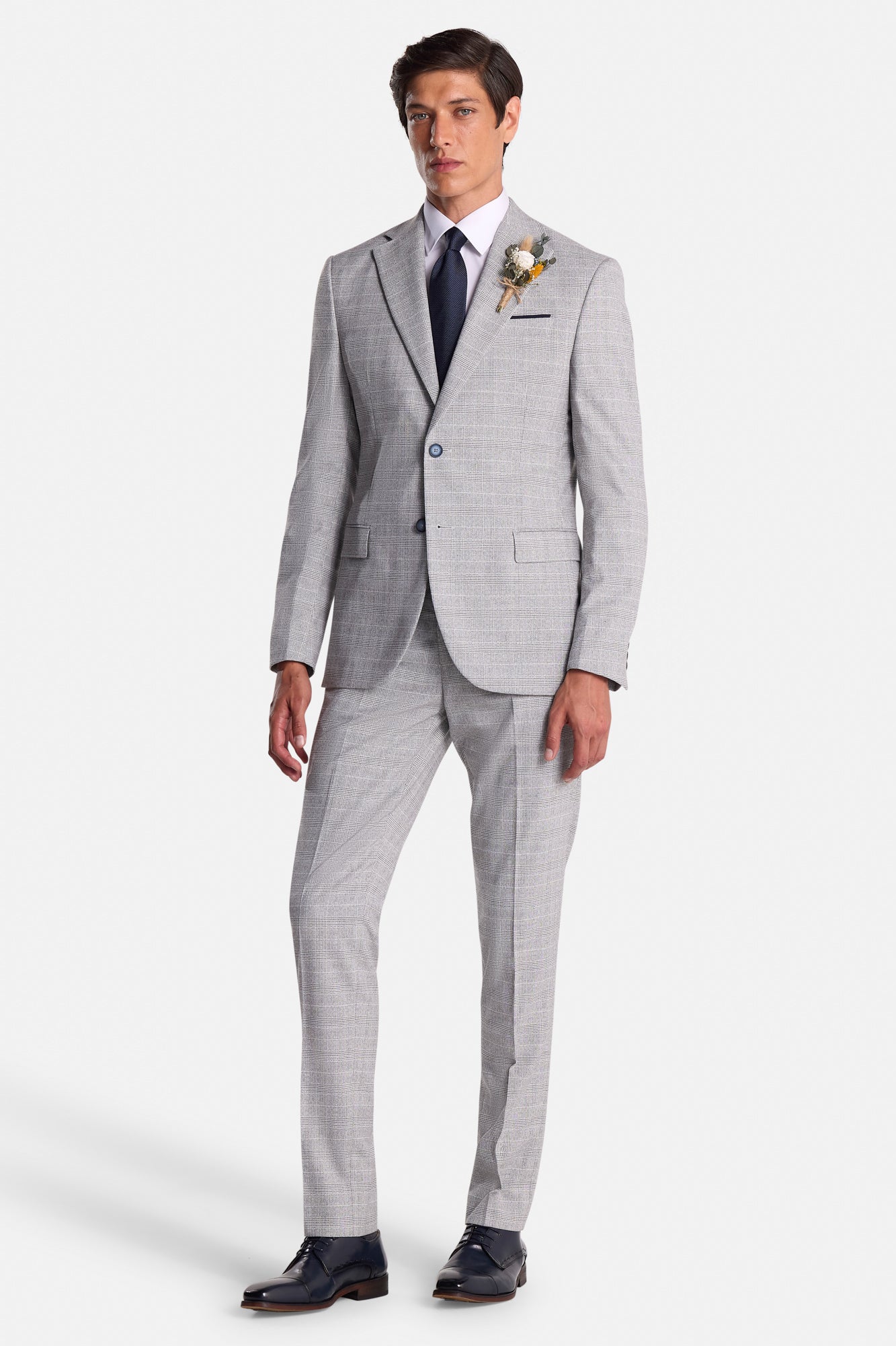 Philip Silver Trousers-ixed with Philip silver blazer