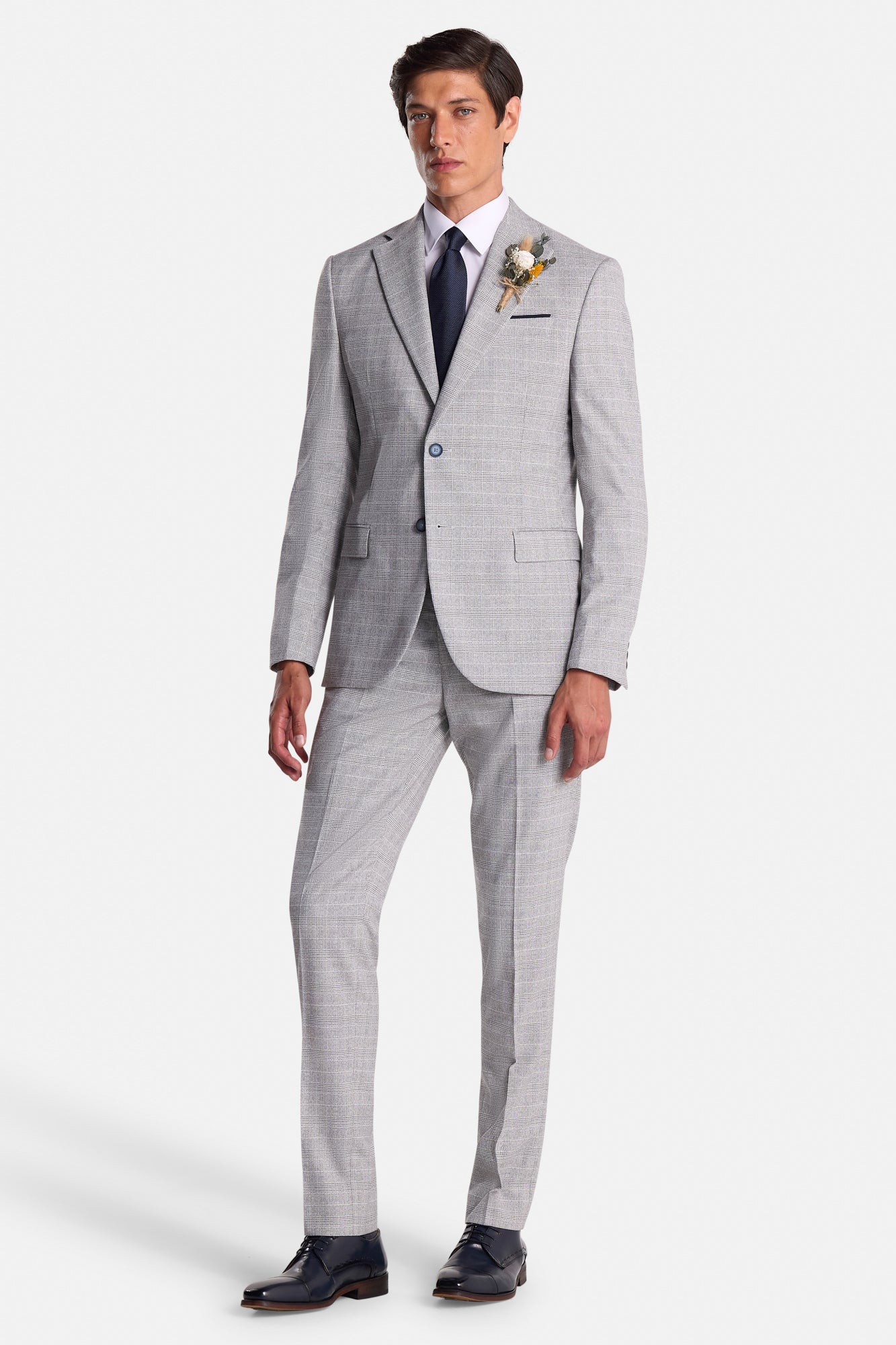BENETTI Philip Silver Trousers Silver detail view