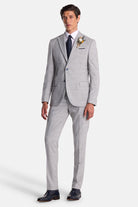 BENETTI Philip Silver Trousers Silver detail view