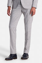 BENETTI Philip Silver Trousers Silver front view