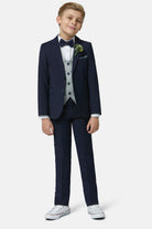 Benetti Boyswear Boys Philip Silver Waistcoat SILVER detail view