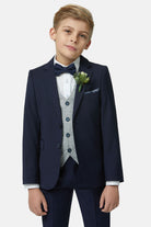 Benetti Boyswear Boys Philip Silver Waistcoat SILVER front view