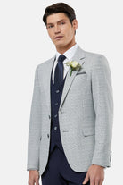 BENETTI Philip Tapered Silver Blazer SILVER detail view
