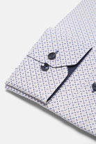 BENETTI Porsche Casual Pattern Long Sleeve Shirt Stone back view