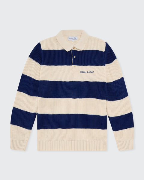 Striped Navy & Cream Knit