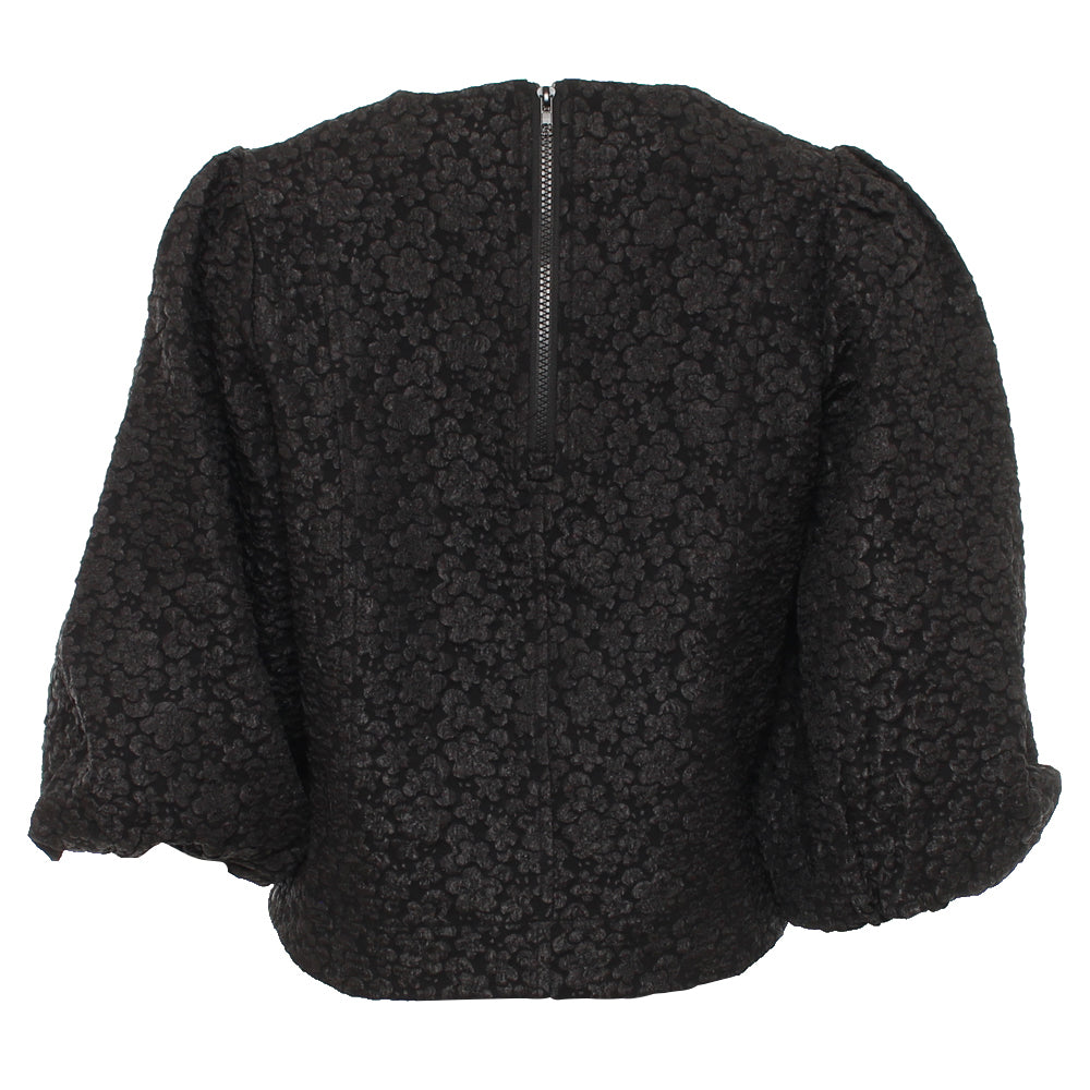 Ladies Quinn Black Top-Back View