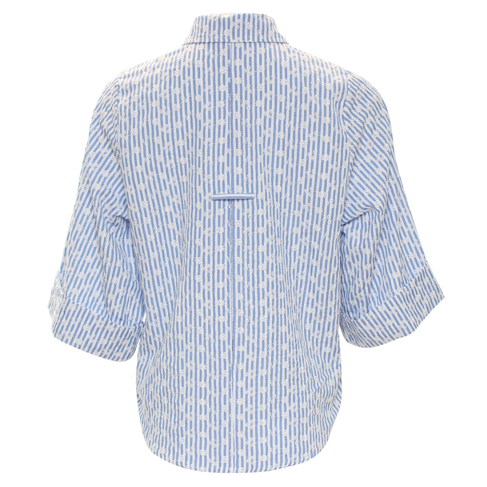 Ladies Raya Sky Shirt-Ghost Back View
