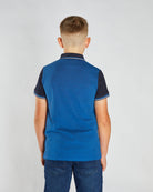 DIESEL KIDS Robinson Birdseye Blue/Navy Polo Blue/Navy detail view