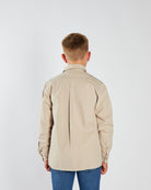 DIESEL KIDS Rowan Sand Overshirt Sand back view
