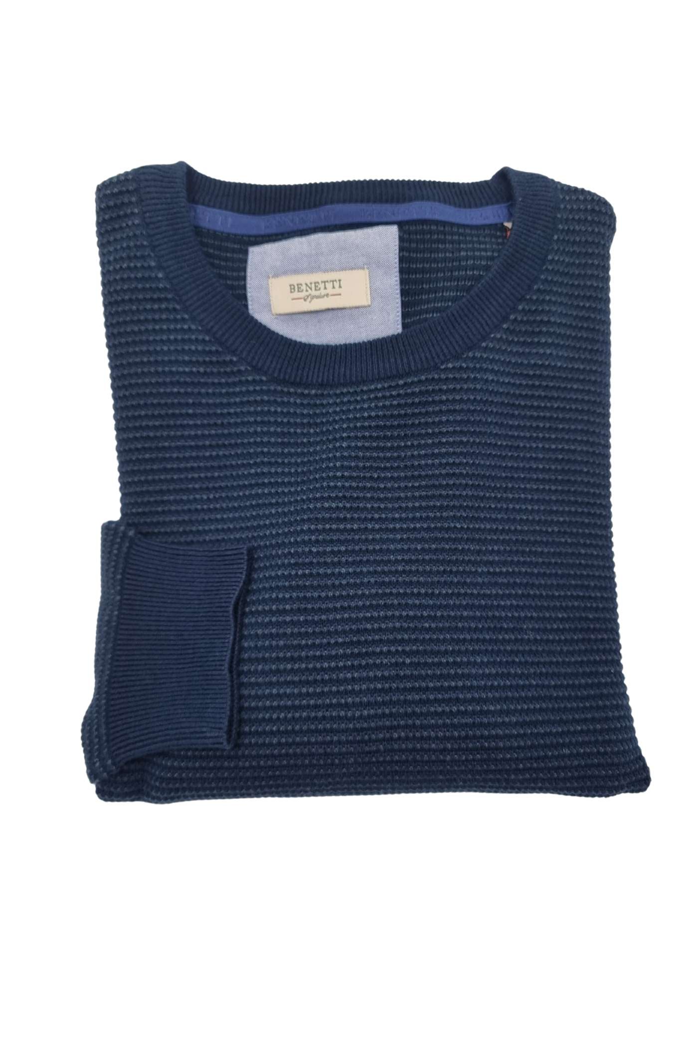 BENETTI Robert Olive Crew Jumper Olive front view