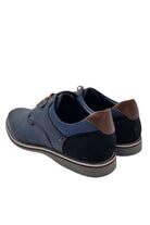 6TH SENSE Dolphman Lace Up Navy Shoe Navy back view