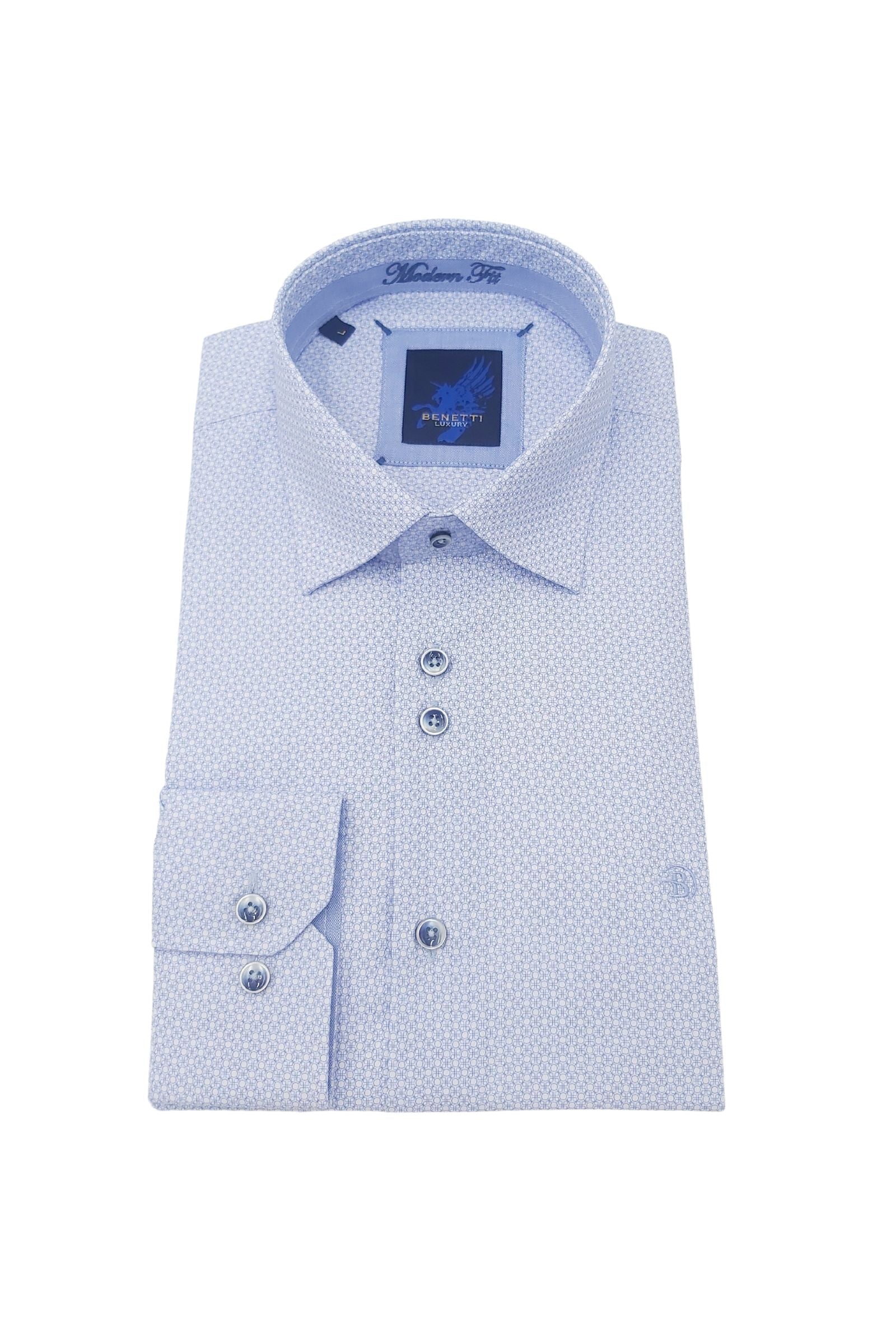 Men's Ural Shirt - Blue-Front View