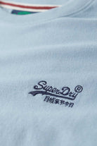 SUPERDRY Essential Logo Emb Tee-China Blue China Blue back view